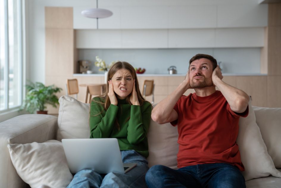 soundproofing of noise from upper floors